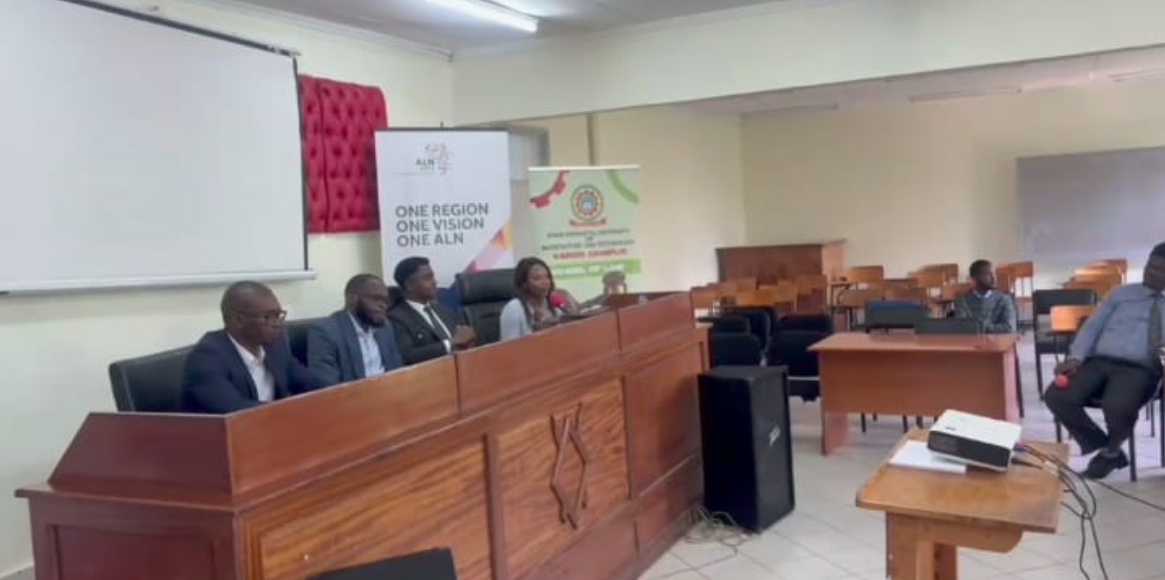 Wide view of the ALN Career Fair panel session