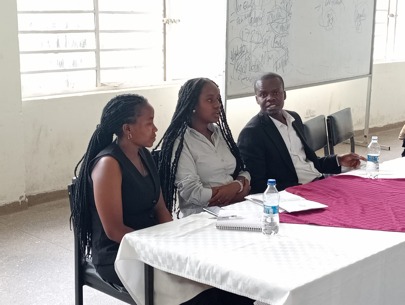 JKUSA leaders on the panel during the AWS Cloud Day event